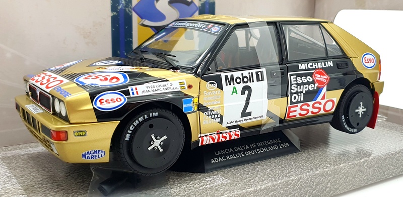 Solido 1/18 Scale S1807805 - Lancia Delta HF Integral ADAC Rally Germany 1989 #2 Solido 1/18 Scale S1807805 - Lancia Delta HF Integral ADAC Rally Germany 1989 #2