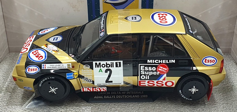 Solido 1/18 Scale S1807805 - Lancia Delta HF Integral ADAC Rally Germany 1989 #2 Solido 1/18 Scale S1807805 - Lancia Delta HF Integral ADAC Rally Germany 1989 #2