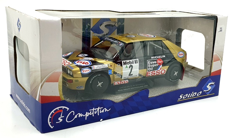 Solido 1/18 Scale S1807805 - Lancia Delta HF Integral ADAC Rally Germany 1989 #2 Solido 1/18 Scale S1807805 - Lancia Delta HF Integral ADAC Rally Germany 1989 #2