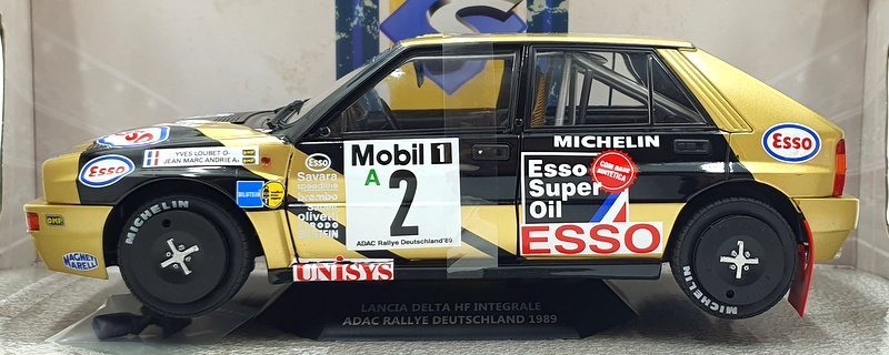 Solido 1/18 Scale S1807805 - Lancia Delta HF Integral ADAC Rally Germany 1989 #2 Solido 1/18 Scale S1807805 - Lancia Delta HF Integral ADAC Rally Germany 1989 #2