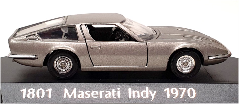 Solido 1/43 Scale Diecast 1801 - 1970 Maserati Indy - Met Grey