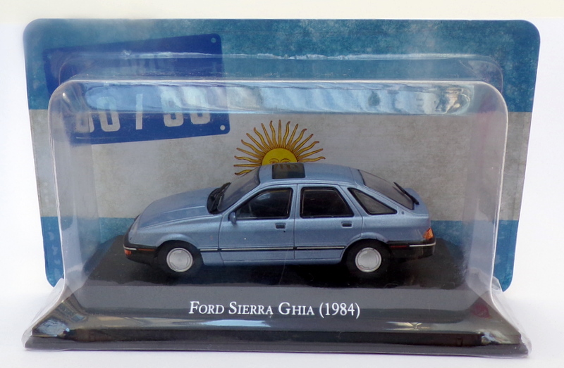 Altaya 1/43 Scale Model Car A2620B - 1984 Ford Sierra Ghia - Blue Altaya 1/43 Scale Model Car A2620B - 1984 Ford Sierra Ghia - Blue