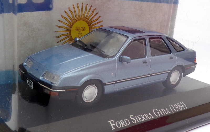 Altaya 1/43 Scale Model Car A2620B - 1984 Ford Sierra Ghia - Blue Altaya 1/43 Scale Model Car A2620B - 1984 Ford Sierra Ghia - Blue
