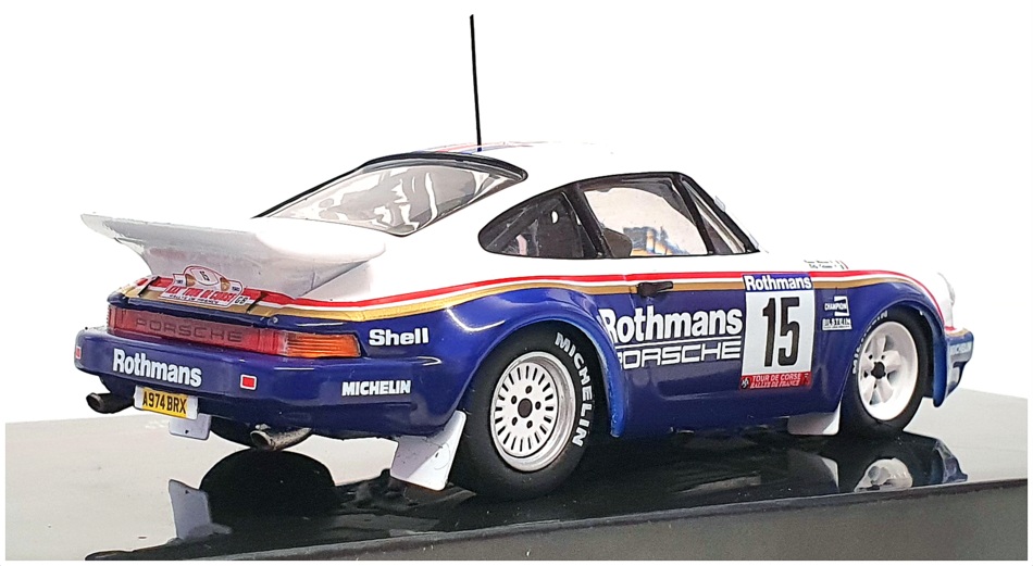 Ixo 1/43 Scale RAC334 - Porsche 911 SC RS - #15 Tour De Corse 1985