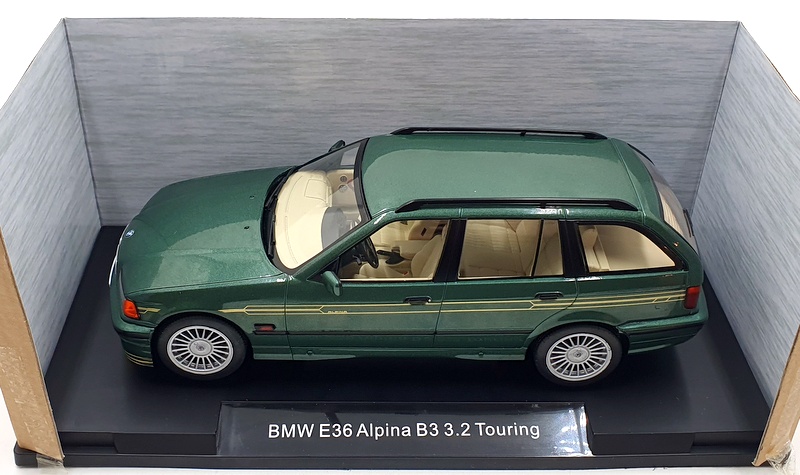 Model Car Group 1/18 Scale MCG18226 - BMW E36 Alpina B3 Toruing Met Green