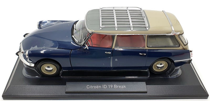 Norev 1/18 Scale Diecast 181770 - Citroen ID Break 1967 - Orient Blue