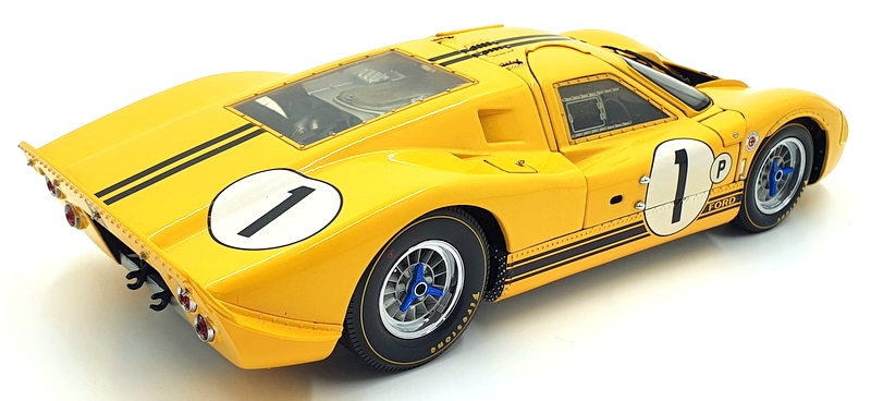 Exoto 1/18 Scale Diecast 18051 - Ford GT40 MK IV #1 - Yellow/Black Stripes