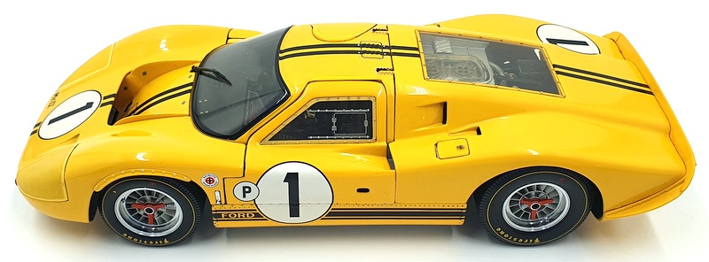 Exoto 1/18 Scale Diecast 18051 - Ford GT40 MK IV #1 - Yellow/Black Stripes