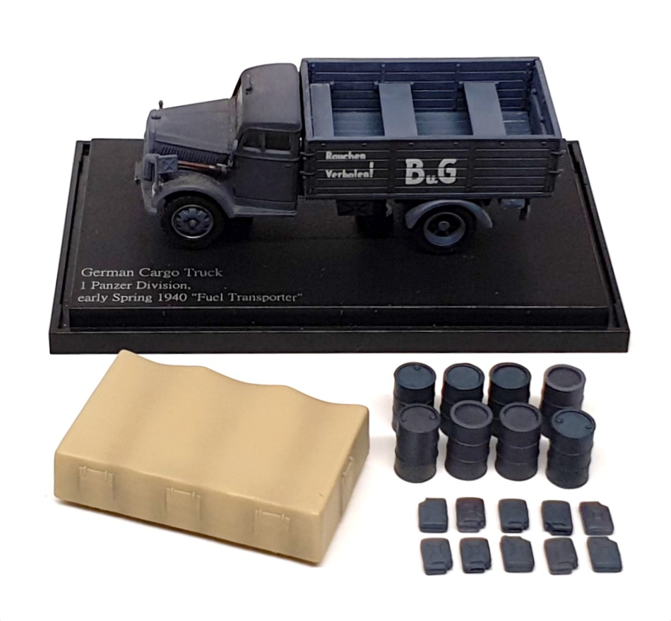 Hobby Master 1/72 Scale HG3908 - Opel German Cargo Military Fuel Truck
