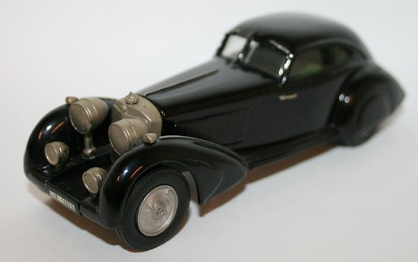 Metal 43 1/43 Scale White Metal - 1025 - Mercedes 500K Autobahnkurier - Black