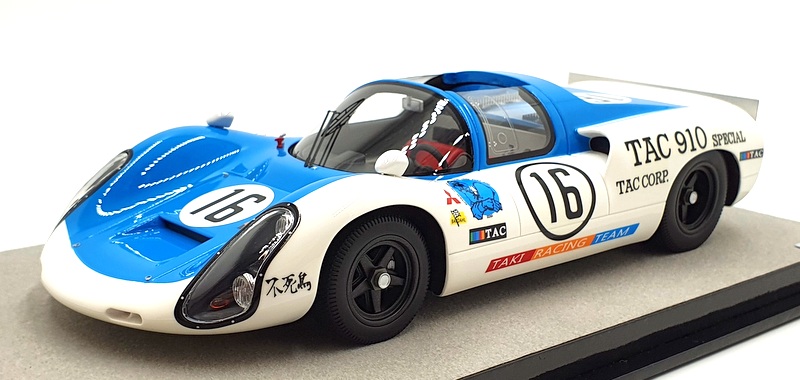 Tecnomodel 1/18 Scale TM18-158C - Porsche 910 Taki Racing #16 - Kazato