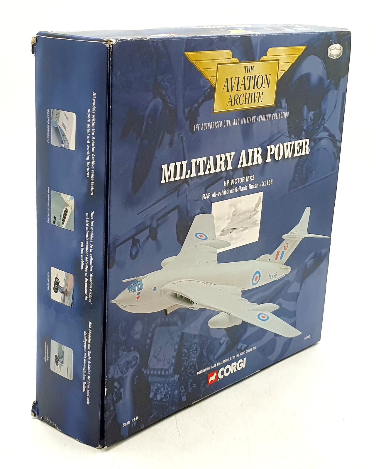 Corgi 1/144 Scale 48702 - HP Victor MK2 RAF All White Anti Flash Finish Corgi 1/144 Scale 48702 - HP Victor MK2 RAF All White Anti Flash Finish