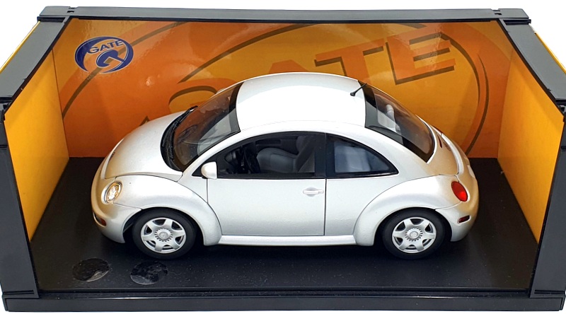 Gate 1/18 Scale Diecast 01038 - VW New Beetle Coupe 1998 - Silver
