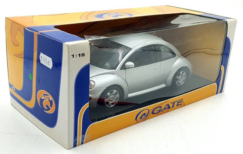 Gate 1/18 Scale Diecast 01038 - VW New Beetle Coupe 1998 - Silver