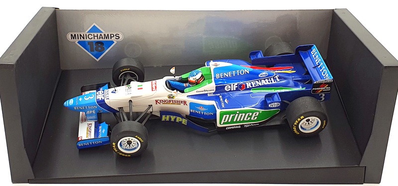 Minichamps 1/18 Scale Diecast 180 960003 - Benetton Renault B196 J.Alesi