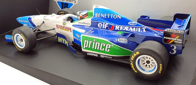 Minichamps 1/18 Scale Diecast 180 960003 - Benetton Renault B196 J.Alesi