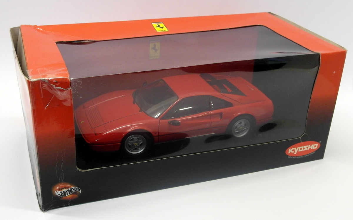 Kyosho 1/18 Scale - 08183R Ferrari 328 GTB 1988 Rosso Red - Window box