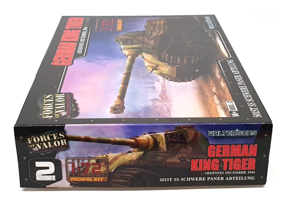 Forces Of Valor 1/72 Scale Kit 873002A - German King Tiger Tank - Ardennes 1944