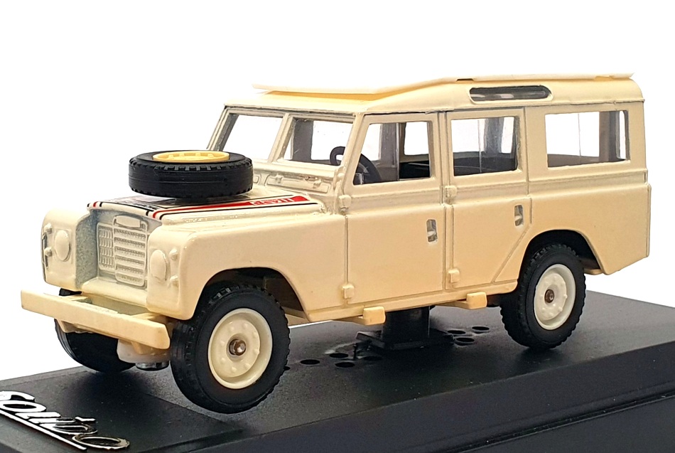 Solido 1/43 Scale Model Car 1914 - 1979 Land Rover Rally - Cream