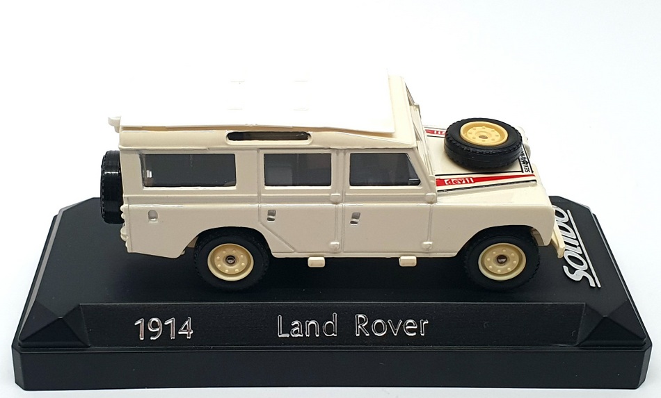 Solido 1/43 Scale Model Car 1914 - 1979 Land Rover Rally - Cream