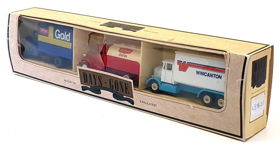 Lledo Appx 9cm Long Diecast LS03B - Set Of 3 Model Vans