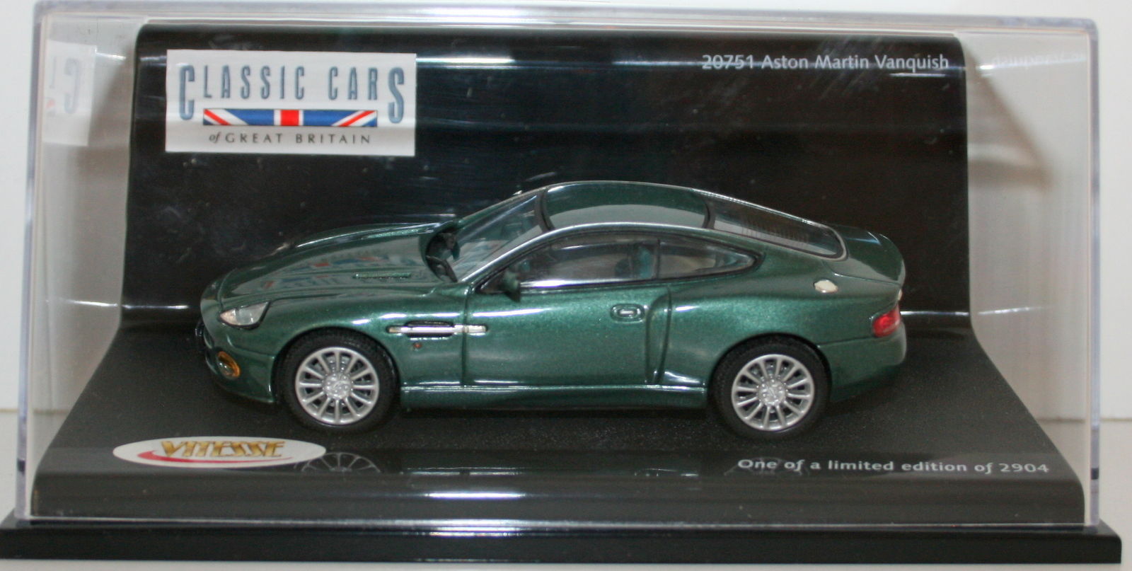 VITESSE 1/43 20751 ASTON MARTIN VANQUISH RACING GREEN