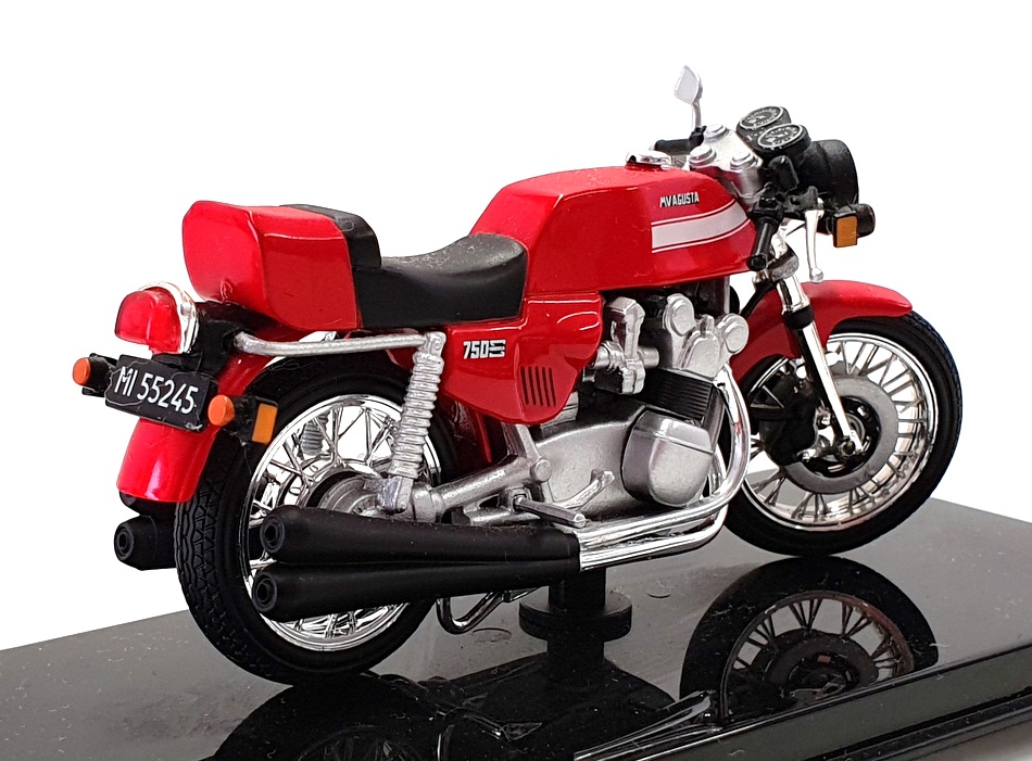 Atlas Editions 1/24 Scale 4 658 115 - 1973 Agusta 750S America Motorbike - Red