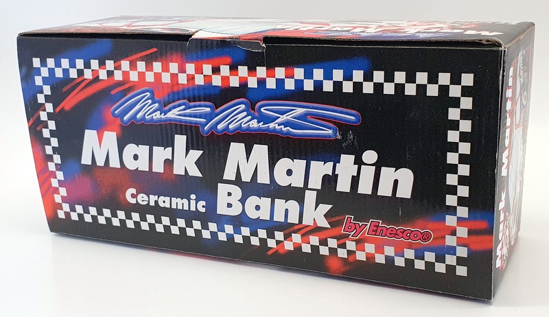 Enesco 1/18 Scale Ceramic Money Bank 684872 - Ford NasCar #6 Mark Martin