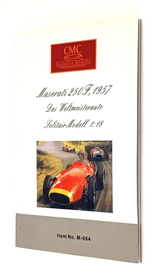 CMC 1/18 Scale M-064 - F1 Maserati 250F Grand-Prix-Siegar 1957