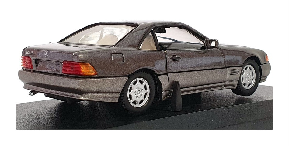 Detail Cars 1/43 Scale Diecast ART235 - Mercedes Benz 320 SL - Metallic Grey