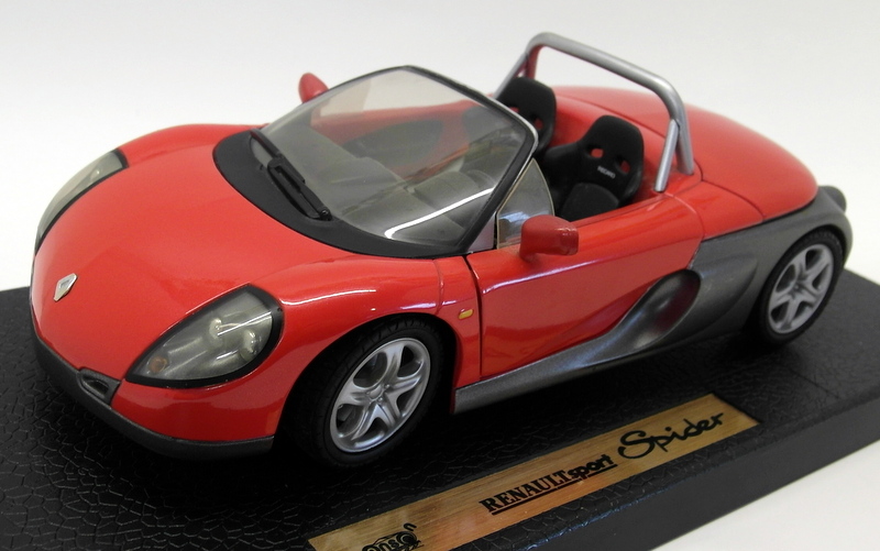 Anson 1/18 Scale Diecast - 30350 Renault Sport Spider Red