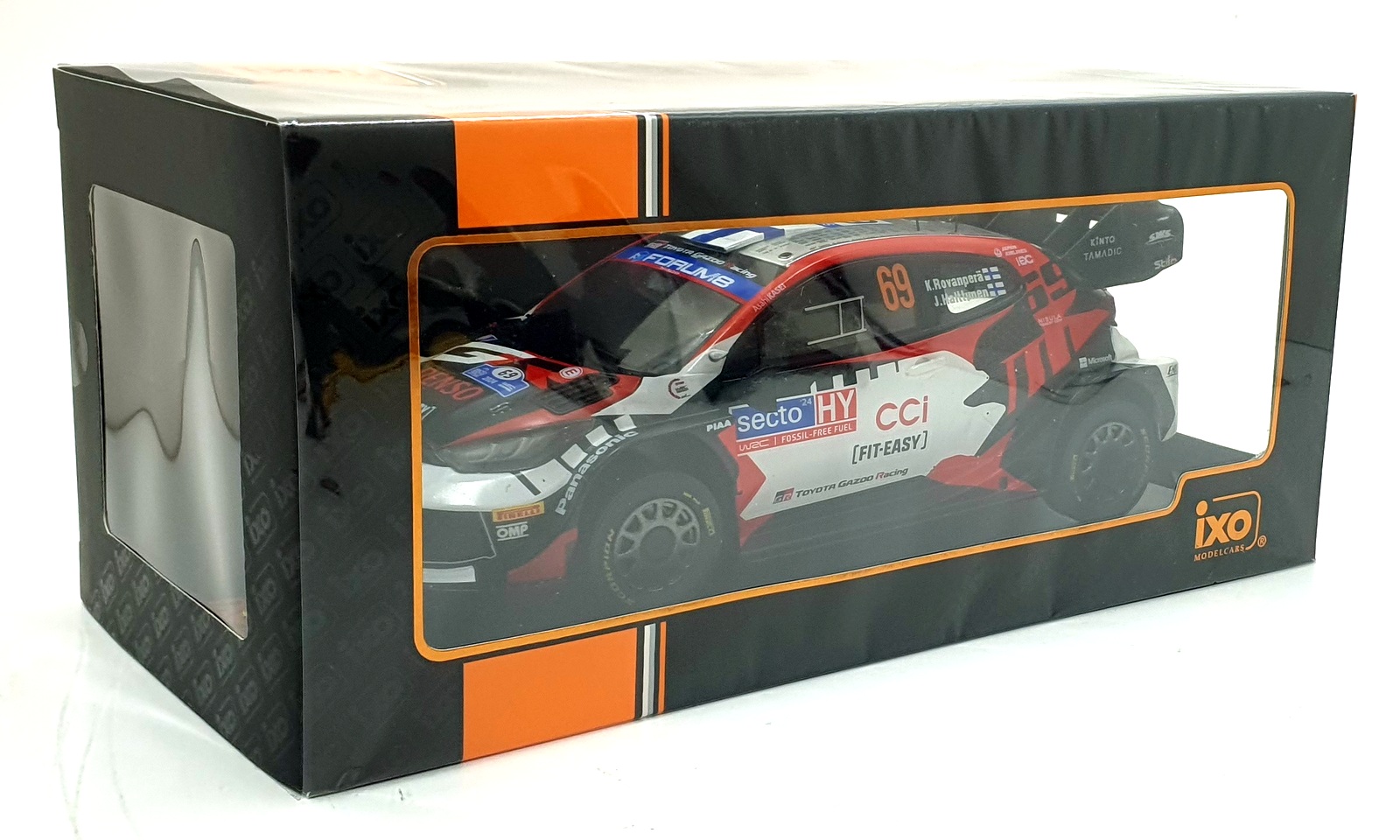 Ixo 1/18 Scale 18RMC218.22 - Toyota GR Yaris Rally1 Hybrid #69