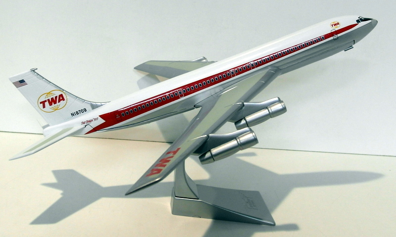 Corgi 1/144 Scale Diecast AA32902 Boeing 707-331B N18709 Trans