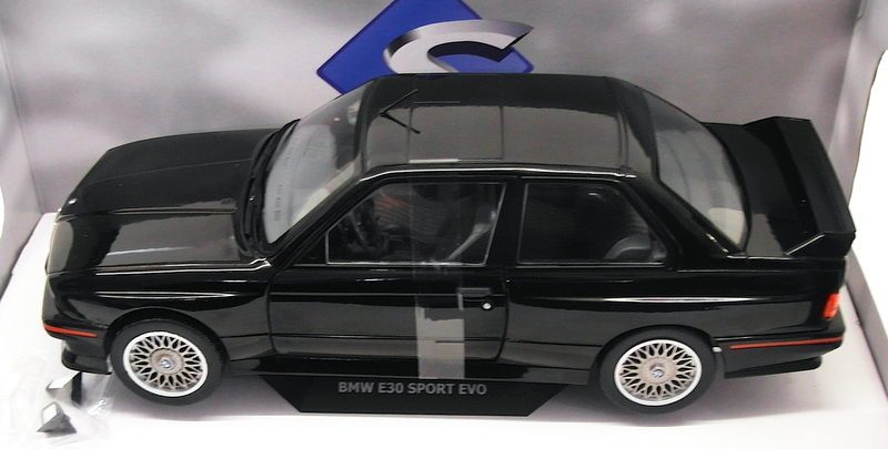 Solido 1/18 Scale Model Car S1801501 - BMW E30 Sport Evo - Black