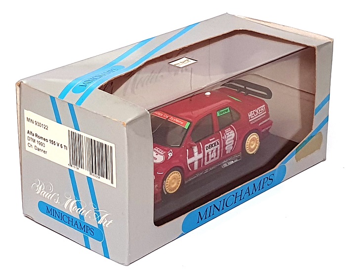 Minichamps 1/43 Scale MIN 930122 - Alfa Romeo 155 V6 TI #14 DTM 1993 Ch. Danner Minichamps 1/43 Scale MIN 930122 - Alfa Romeo 155 V6 TI #14 DTM 1993 Ch. Danner
