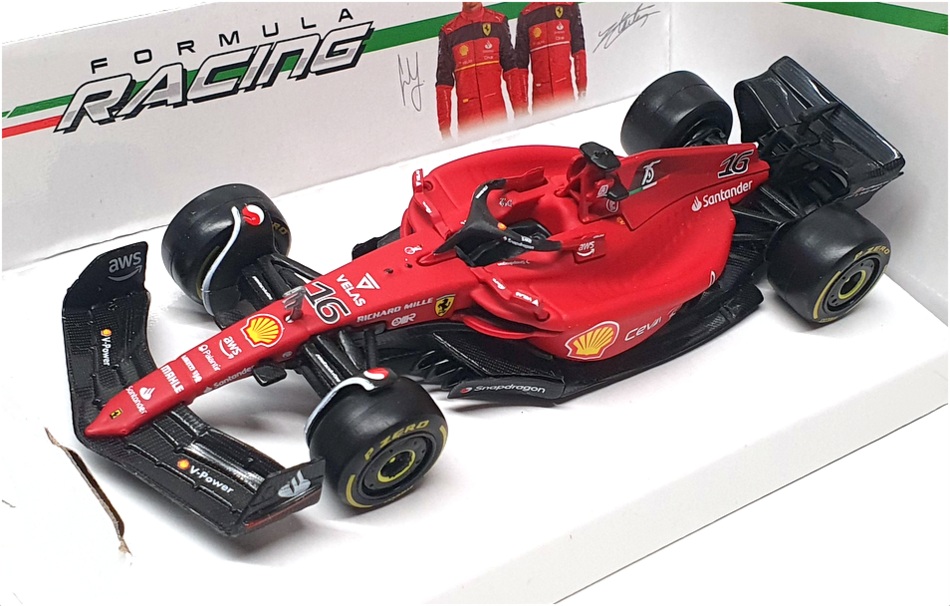 Ferrari F1-75 2022 Burago 1:43 18-36832#16 - Modellini F1 Diecast