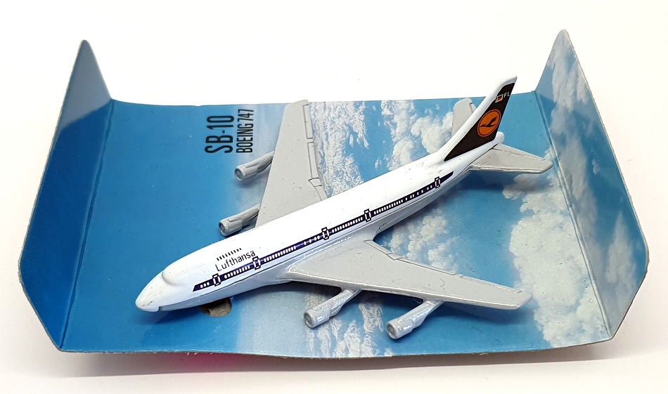 Lufthansa Boeing 747-8 スケール1/200 Matchbox Skybusters Appx 9cm Long SB-10 - Boeing 747 - Lufthansa