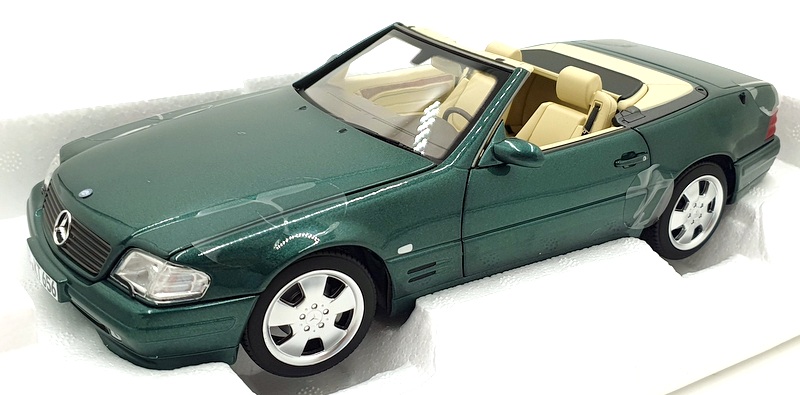 Miniature Norev 1/18 – Mercedes SL 500 Cabriolet – Verte – Réf 183753