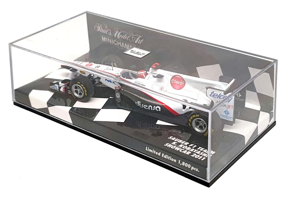 Minichamps 1/43 Scale 410 110086 - F1 Sauber Showcar - K. Kobayashi 2011