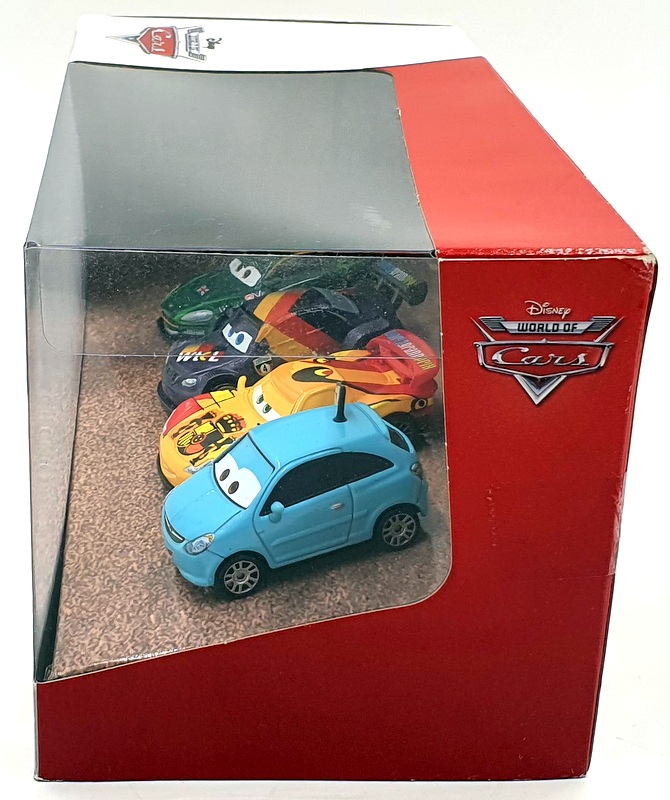 Mattel Disney World Of Cars Y7333 - Race Day Fan - 4 Pack Set Exclusive