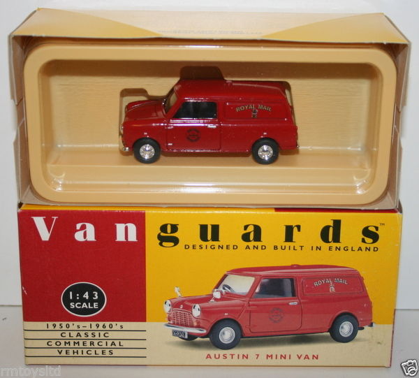 Vanguards 1/43 Scale VA14001 Austin 7 Mini Van Royal Mail | eBay