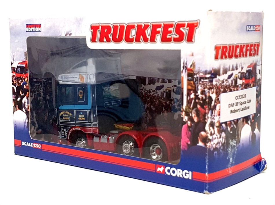 Corgi 1/50 Scale CC13220 - DAF XF Space Cab Truck - Robert