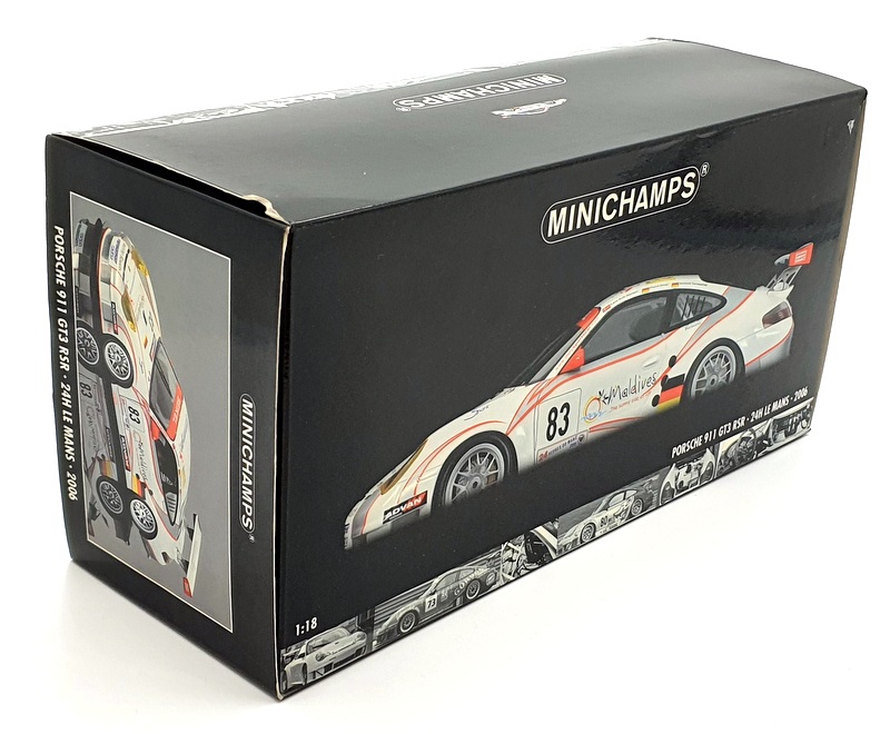 Minichamps 1/18 Scale 100 066483 Porsche 911 GT3 RSR Seikel Motorsport LM 2006 Minichamps 1/18 Scale 100 066483 Porsche 911 GT3 RSR Seikel Motorsport LM 2006