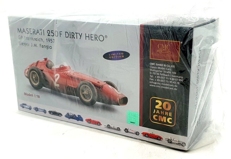 CMC 1/18 Scale M-148 Maserati 250F Dirty Hero 1957 Germany