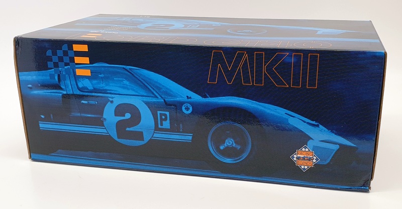 Exoto 1/18 Scale Diecast 8048 - Ford GT 40 MKII #7 - Silver