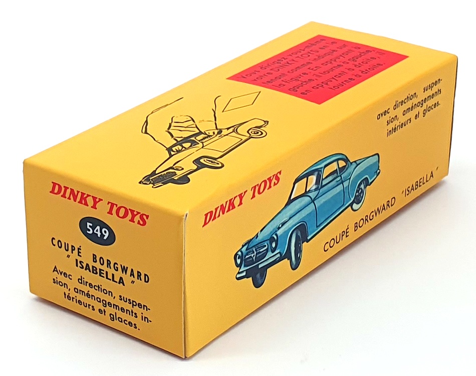 Rare Dinky Toys France 549 - Coupé Borgward Isabella - Boîte