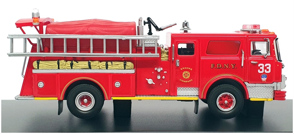 Code 3 Collectibles 1/64 Scale 12582 - Mack CF Pumper Fire Engine 33 - FDNY