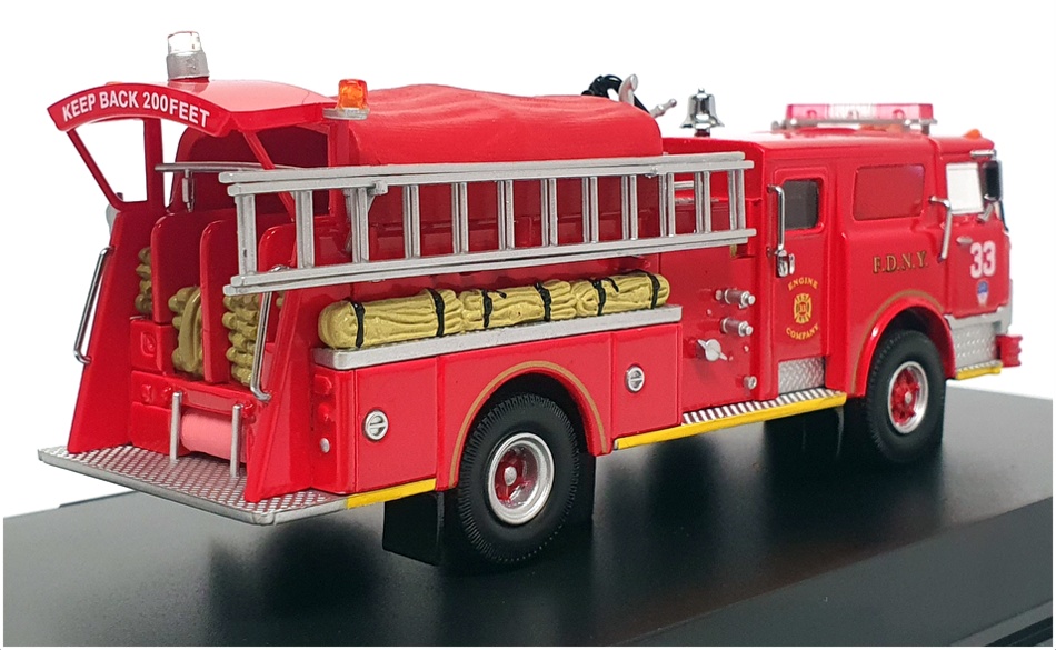 Code 3 Collectibles 1/64 Scale 12582 - Mack CF Pumper Fire Engine 33 - FDNY