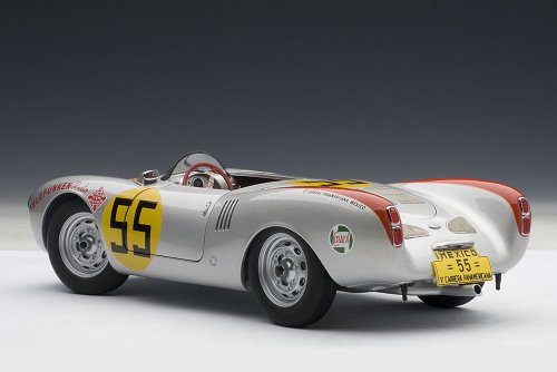 AutoArt 1/18 Scale Diecast  85470 Porsche 550 Spyder Panamericana 1954 #55