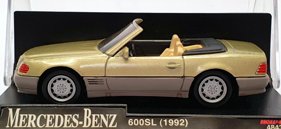 NewRay 1/43 Scale 48439 - 1992 Mercedes Benz 600SL - Lt. Metallic